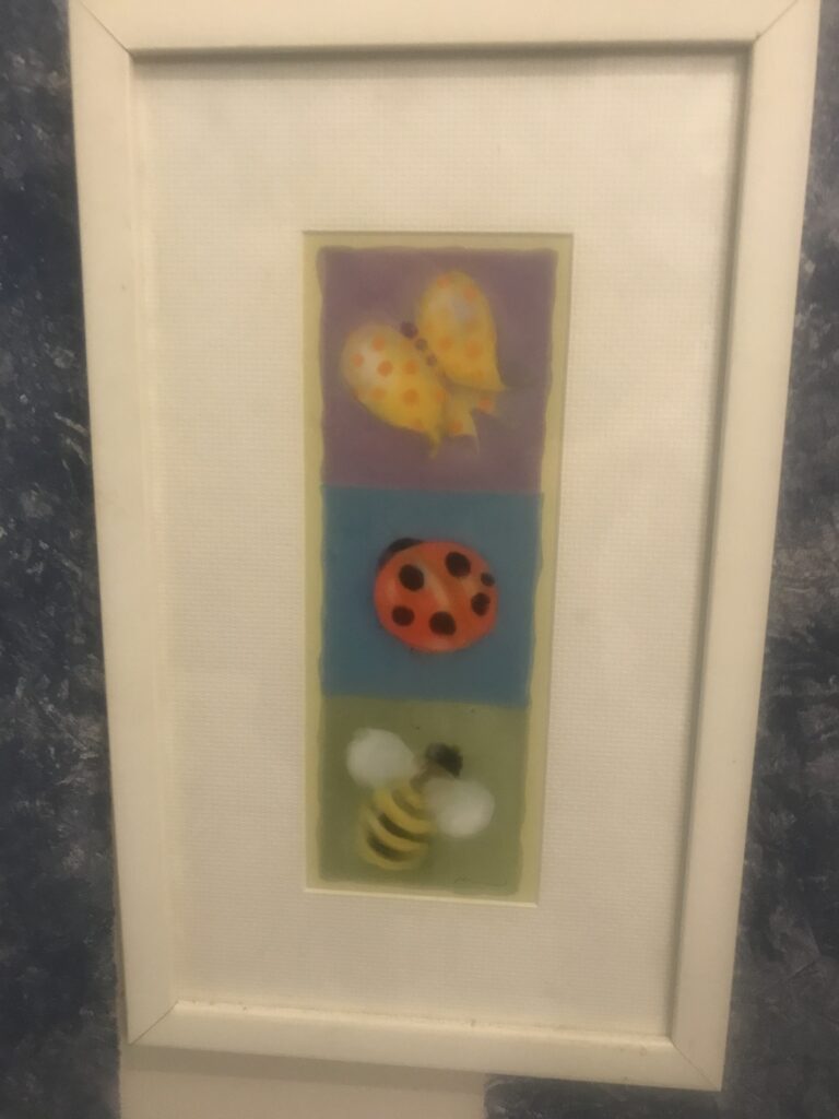 3 Lucky Insects 9" x 15"