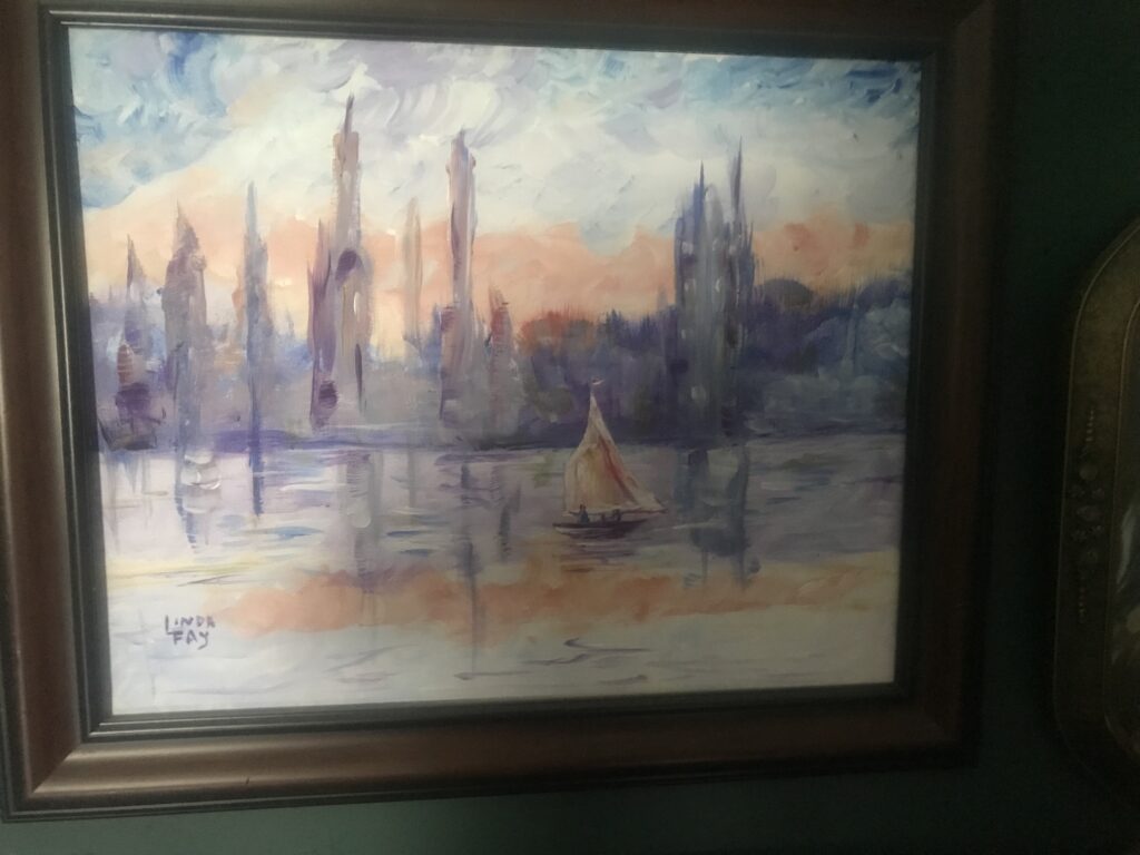 Houses of Parliament -- Effect of Sunlight in the Fog -- Claude Monet 20" x 24"