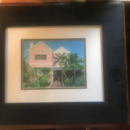 Pink House -- Bermuda 19" x 16"