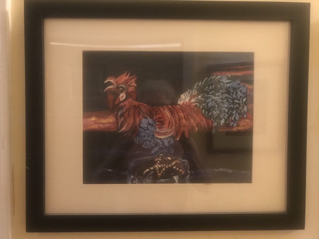 Cock of the Walk -- 22" x 18"