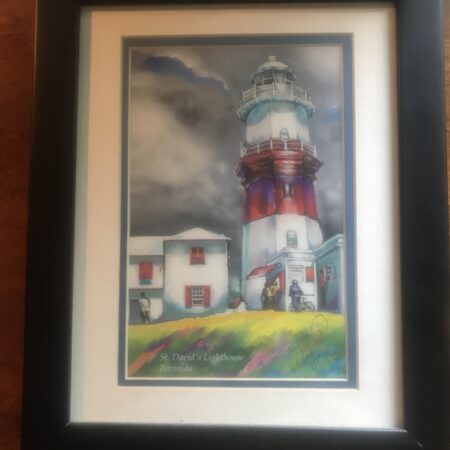 St. David's Lighthouse -- Amy Evans Bermuda 10.5" x 13"