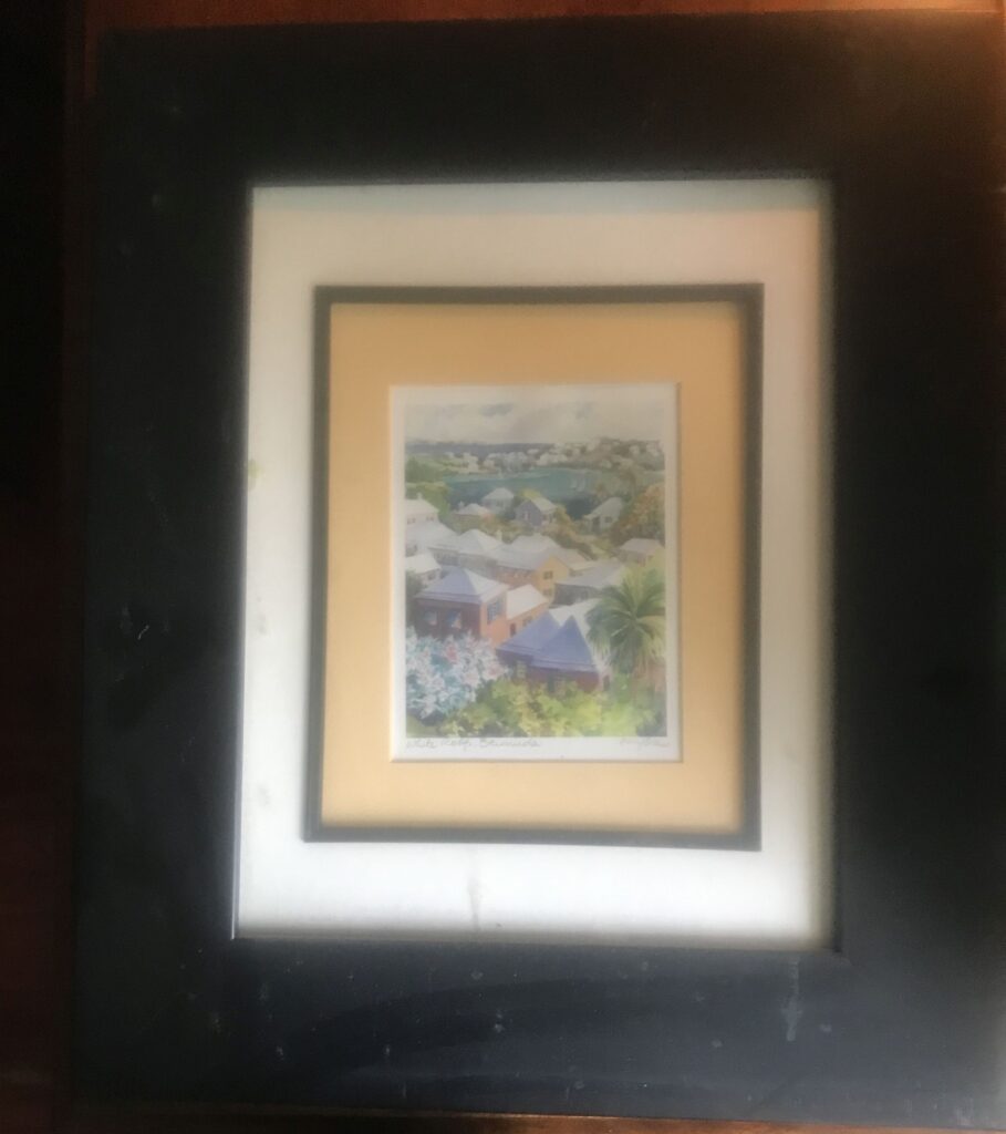 White Roof -- Amy Grauz -- Bermuda 16" x 19"
