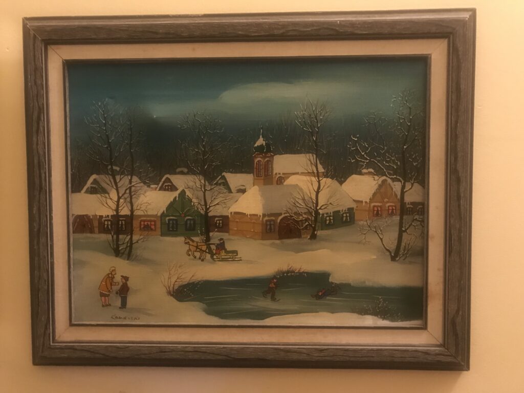 Winter Scene -- Alfred Kowalski -- 20" x 16"